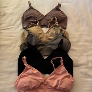 5 nursing bra bundle
